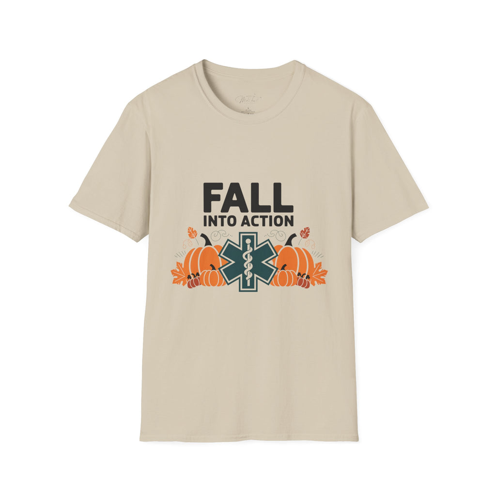 Fall Into Action Paramedic T-Shirt – Stay Ready for Every Season! (Unisex Softstyle T-Shirt)