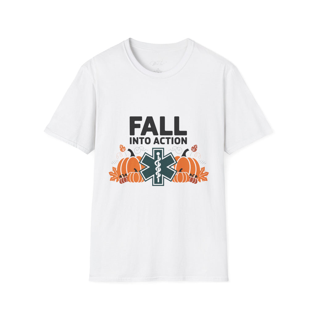 Fall Into Action Paramedic T-Shirt – Stay Ready for Every Season! (Unisex Softstyle T-Shirt)